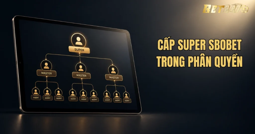 cấp super sbobet trong phân quyền, cấp Super SBOBET, Master SBOBET
